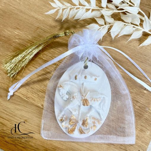 Odorizant Dulap Ceramica Parfumata Calut Carusel cu detalii aurii