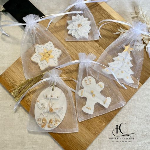 Set Cadou Craciun 5 Odorizante Dulap Ceramica Parfumata