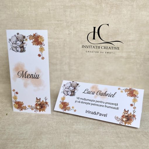 Alternative view of Meniu Toamna Botez Familie Ursuleti si Veverita