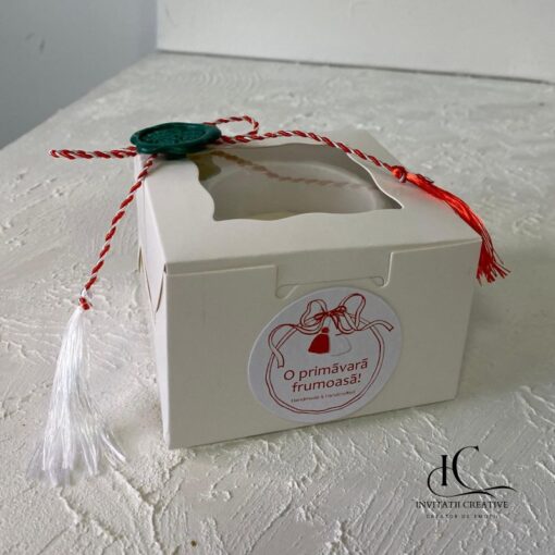 Alternative view of Lumanare Parfumata Martisor in Vas Ceramic