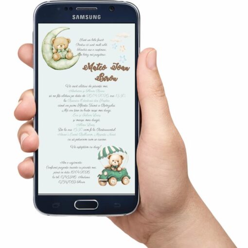 Alternative view of Invitatie Electronica Green Ursuleti dragalasi