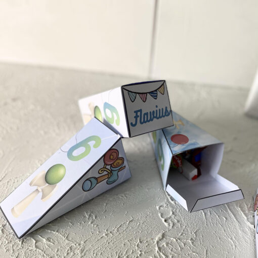 Cutie felie tort tematica Kendama 1