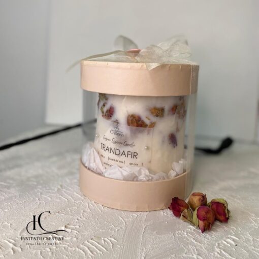 Alternative view of Cadou Lumanare Botanica Parfumata Rose Love