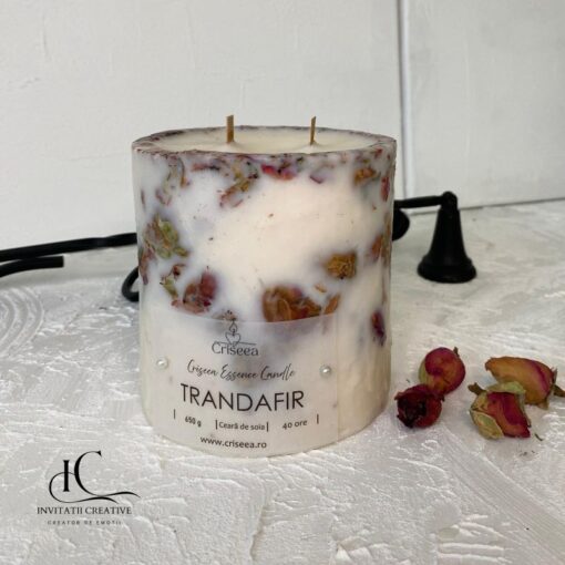 Cadou Lumanare Botanica Parfumata Rose Love