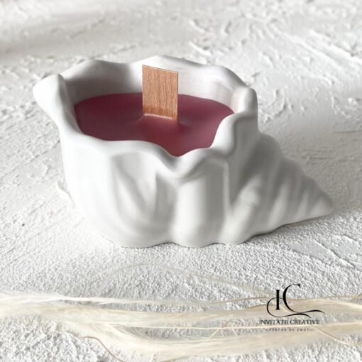 Alternative view of Lumanare parfumata in vas tip Scoica