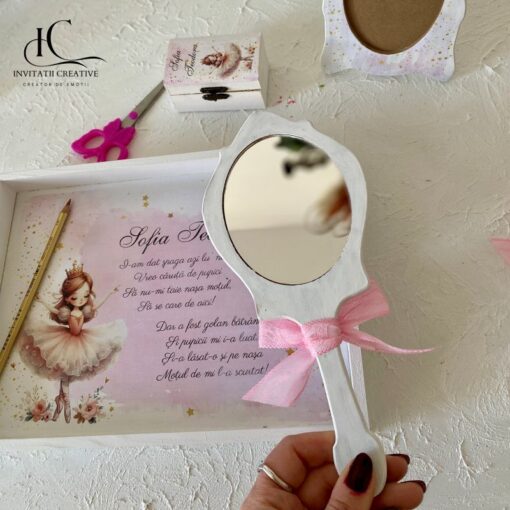 Alternative view of Set Tavita Turta-Mot cu Balerina Diafana