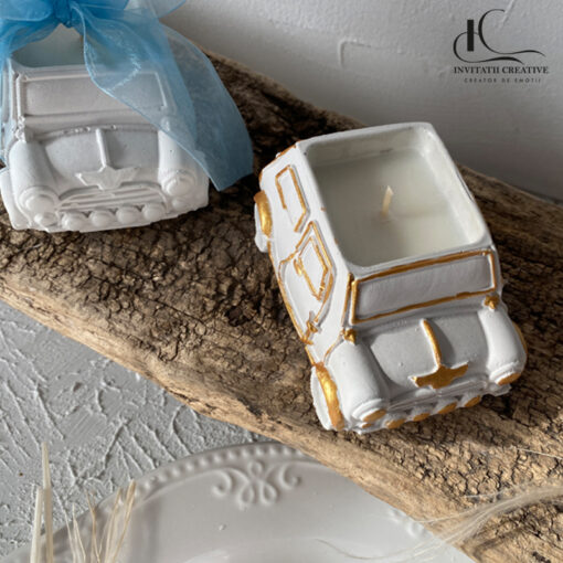 Marturie botez lumanare masina din ceramica2