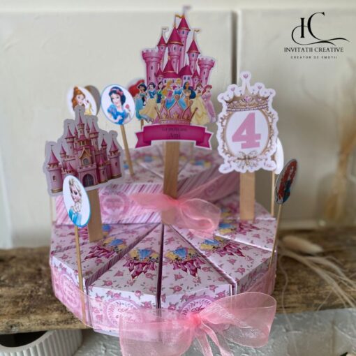Alternative view of Cutie Felie Tort Gradinita-Scoala Printese Disney