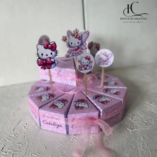 Alternative view of Cutie Felie de Tort Gradinita Scoala Hello Kitty