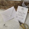 Invitatie de Nunta Boema Plic cu Dantela