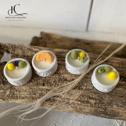 Alternative view of Lumanare parfumata vas mic Ceramic Fresh fruits
