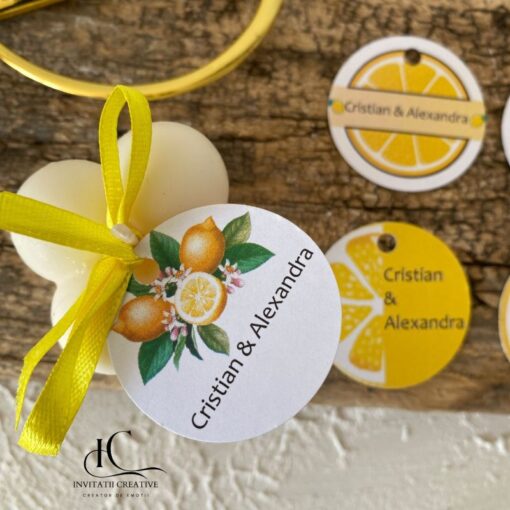 Marturie Lumanare Bubble Fresh Lemonade