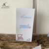 Meniu Botez tematica Maritima Watercolor Treasure Chest
