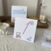 Numar de Masa tematica Maritima Watercolor Treasure Chest