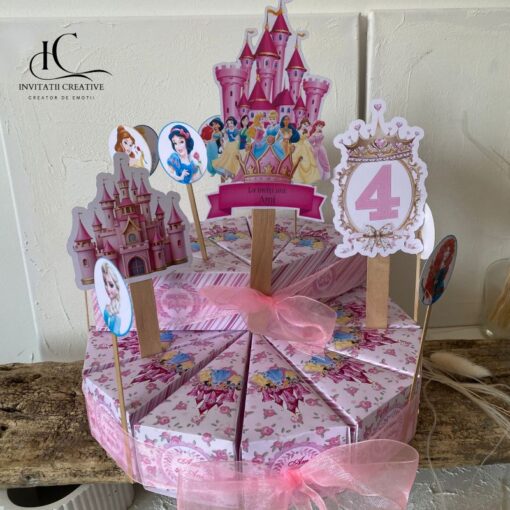 Set Topper Cutiute Felie Printese Disney