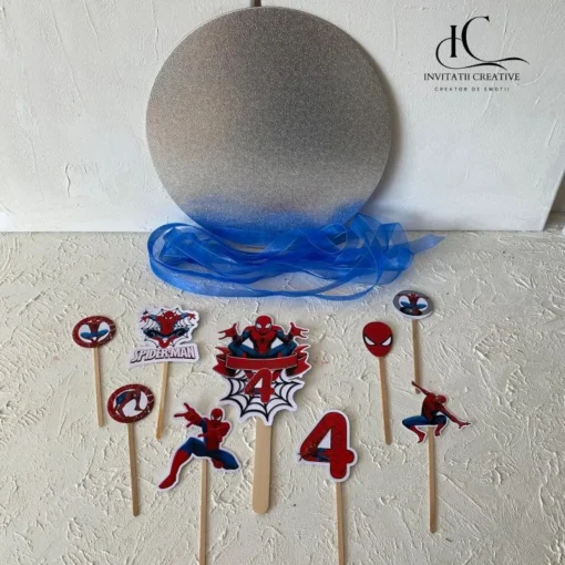 Set Toppere Personalizat Tematica Spiderman