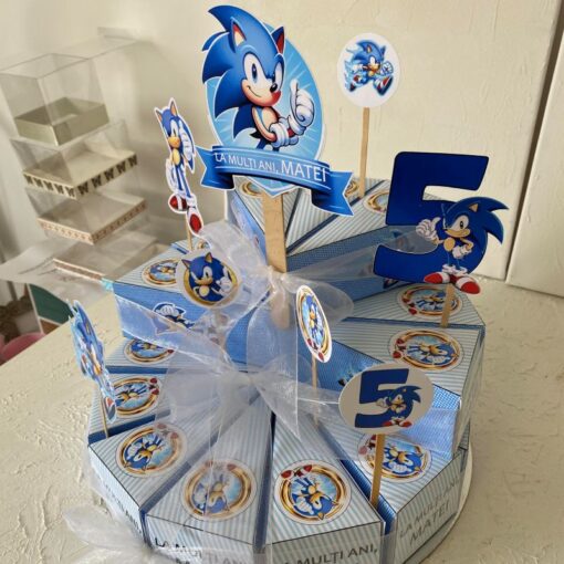 Cutie Felie Tort Gradinita-Scoala Ariciul Sonic