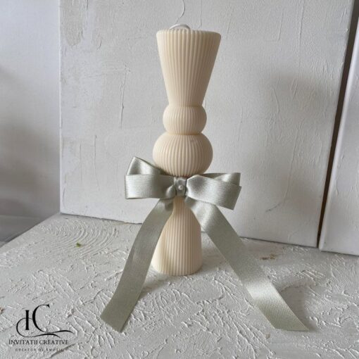 Lumanare Clepsidra cu Detalii Elegante Minimal