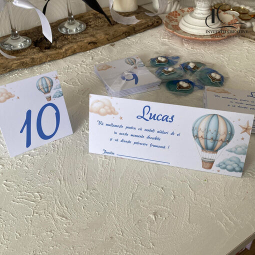 Numar de masa Botez Deosebit Norisori si Balon cu Aer Cald1