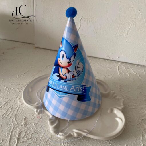 Alternative view of Coif Petrecere Copii Personalizat Ariciul Sonic