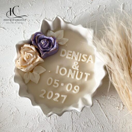 Lumanare Parfumata Personalizata Save the Date