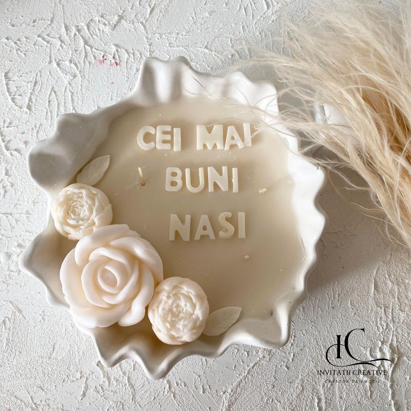Lumanare Mare Personalizata Cei mai Buni Nasi