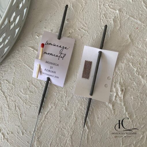 Artificii Personalizate Minimal Lumineaza momentul