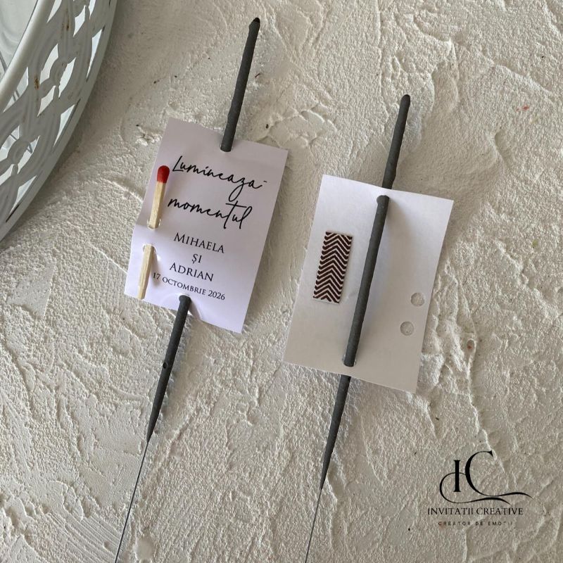 Artificii Personalizate Minimal Lumineaza momentul