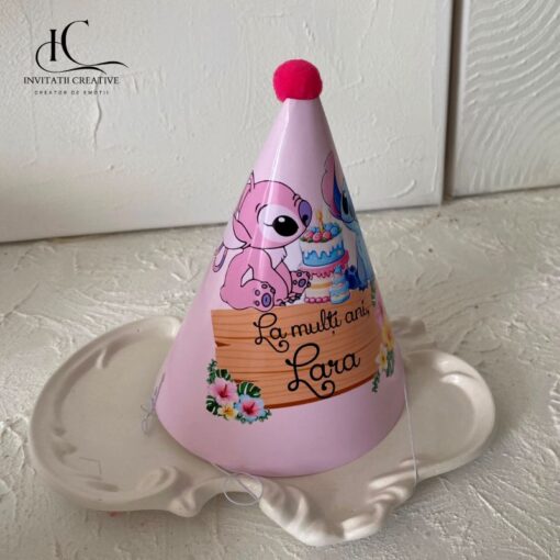 Alternative view of Coif Petrecere Copii Personalizat cu Tematica Angela si Stitch