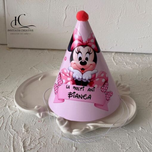 Coif Petrecere Copii Personalizat Minnie Mouse