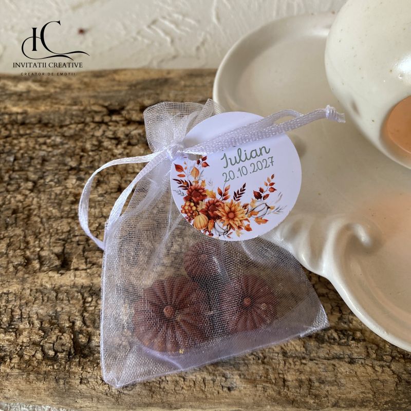 Marturie de Toamna 3 Tablete Aromaterapie Dovleac - imagine 2