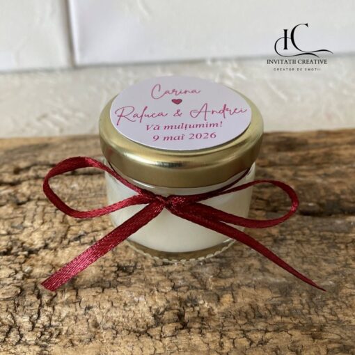 Alternative view of Marturie Lumanare 30 ml cu Minirose
