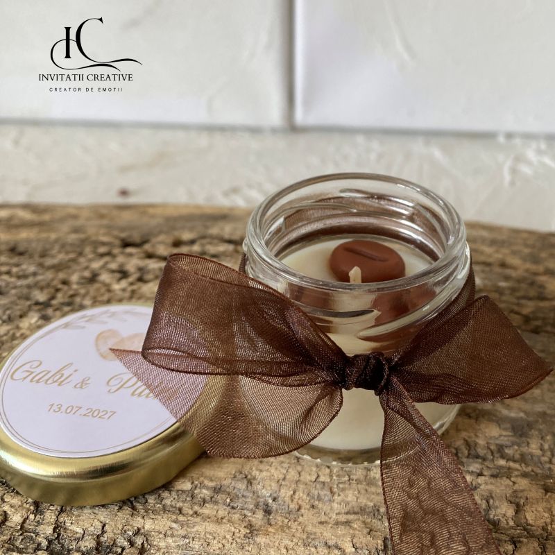 Marturie Lumanare 35gr Coffe Love - imagine 3