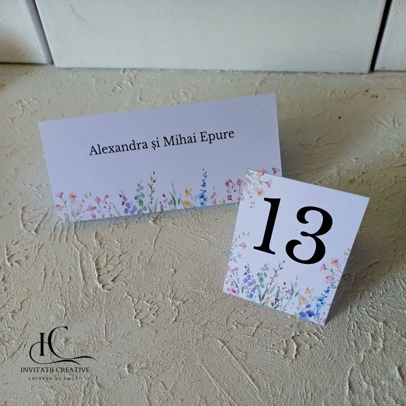 Plic de Bani cu Design Floral Watercolor - imagine 2